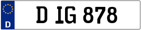 Truck License Plate
